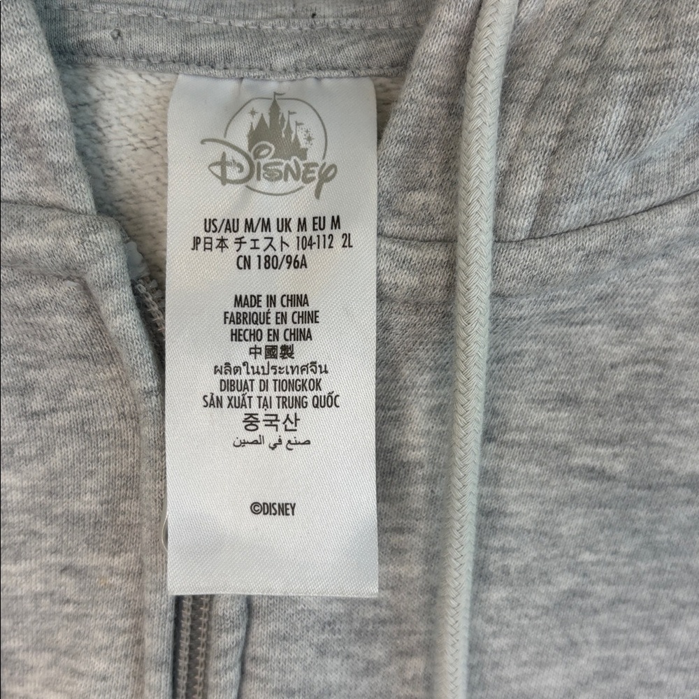 Disneyland Icons Pullover Grey Men's Hoodie M - Picture 9 of 12